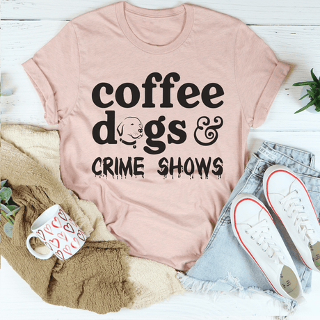 Coffee Dogs & Crime Shows Tee-2