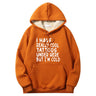 Multicolor I Have Really Cool Tattoos Crew Collar Fleece Hoodie