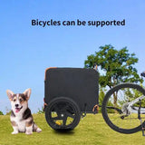 Compact Pet Jogger and Bike Trailer - Orange/Black