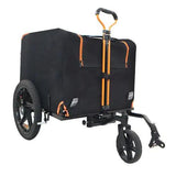 Compact Pet Jogger and Bike Trailer - Orange/Black
