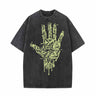 Computer Circuit Board Hand Vintage Washed T-shirt