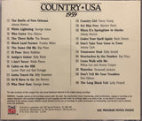 Country USA 1959 (CD) | Near Mint (NM) Near Mint (NM)