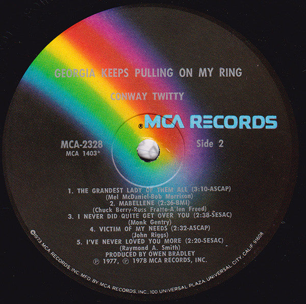 Georgia Keeps Pulling On My Ring (VINYL) | Near Mint (NM) Excellent (EX)