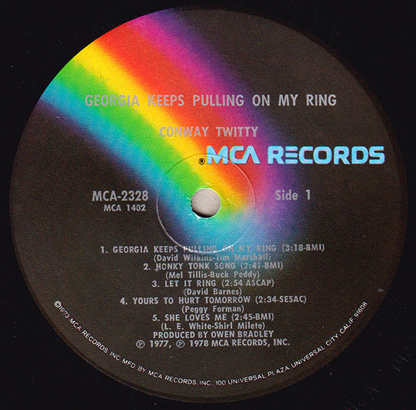 Georgia Keeps Pulling On My Ring (VINYL) | Near Mint (NM) Excellent (EX)