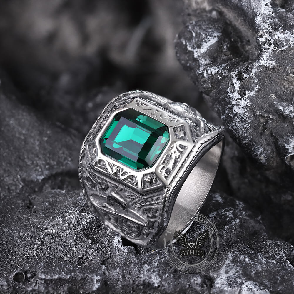 Anillo de acero inoxidable Cowboys Bull