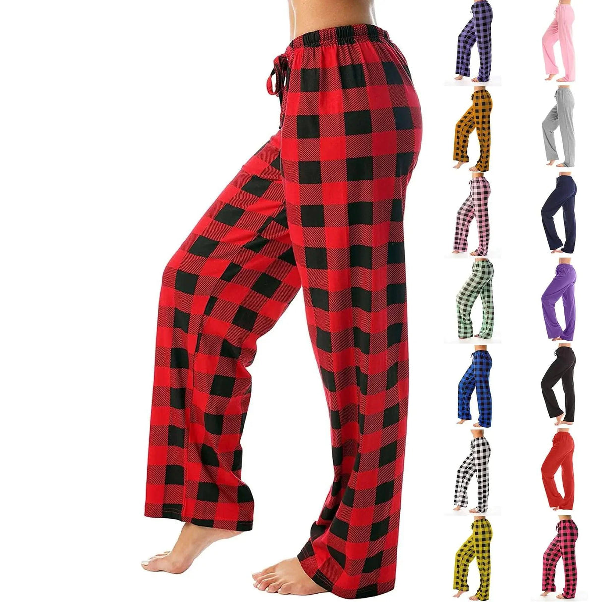 Cozy Buffalo Plaid Cotton Pajama Pants