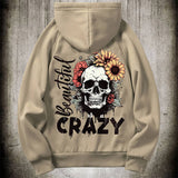 Crazy Flower Sugar Skull Hoodie