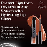 Brillo de labios DISURI Beauty Glossy Blast - Café con Leche