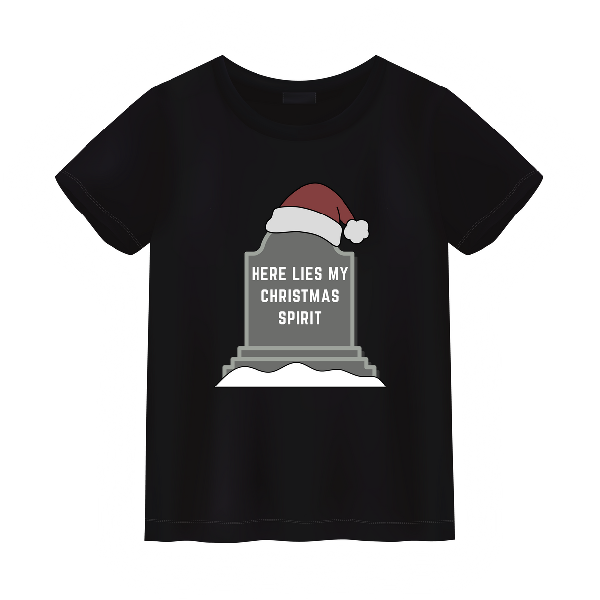 Here Lies My Christmas Spirit Unisex Shirt