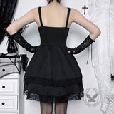 Cross Fancy Polyester Mini Dress