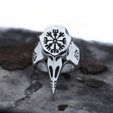 Raven Beak Stainless Steel Viking Ring