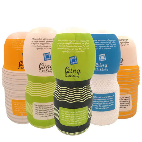 Colorful Male Masturbator Silicone Cup for Adults - Lootquake