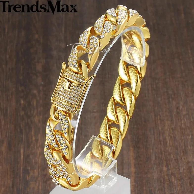 Cuban Gold Curb Bracelet
