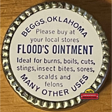 Rare 1950s Magic Floods Ointment Tin From Oklahoma