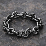 Curved Nail Stainless Steel Bracelet
