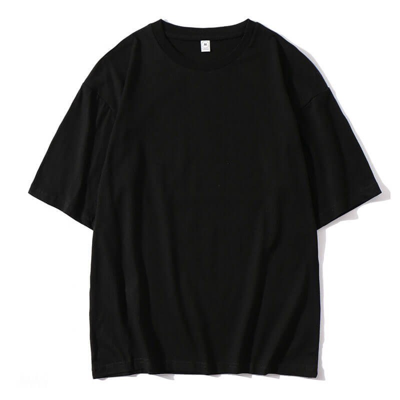 Custom Print Cotton Drop Shoulder T-shirt