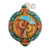 Grizzly Bear Sculpted Hand-Painted Christmas Ornament by G. DeBrekht - Wildlife Holiday Decor - 610560