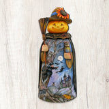 Decoración de Halloween con forma de calabaza de espantapájaros para puerta de G. DeBrekht - Decoración de Halloween para Acción de Gracias - 8114180H