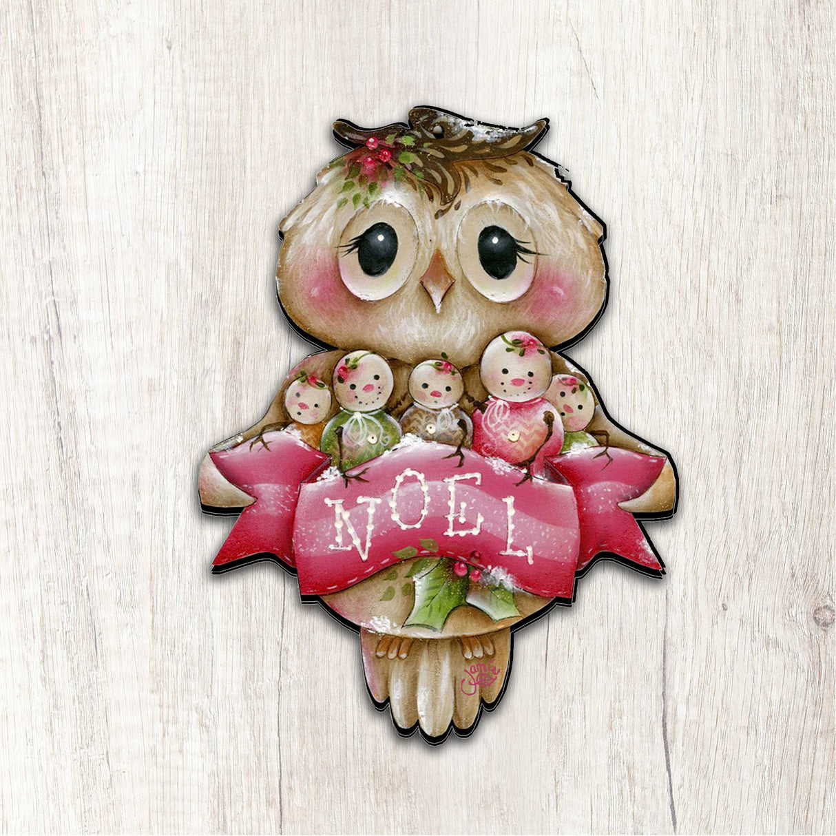 Owl You Need Is Love Door Decor by Jamie Mills-Price - Christmas Decor - 8457509H