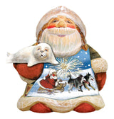 Northern Light Santa Holiday Door Decor by G. DeBrekht - Christmas Decor - 8151844H