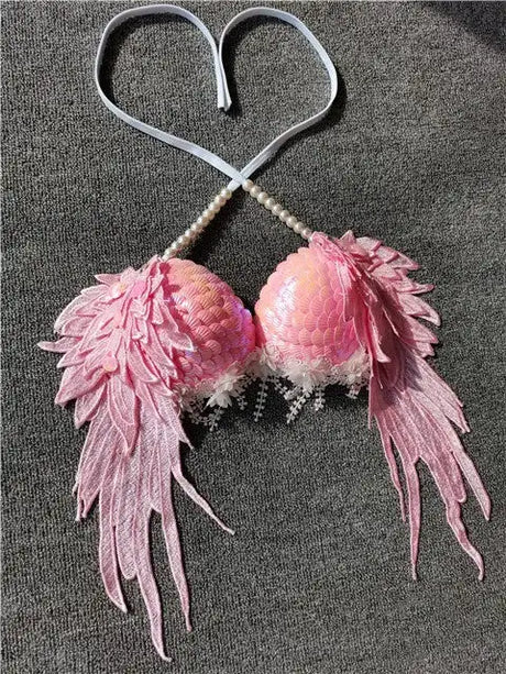 Handmade Sequined Mermaid Scale Bikini Lingerie - Lootquake