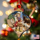 Adornos de madera con forma de tambor de Gelsinger - Decoración navideña - 8031151-9720