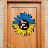 Pieza para colgador de puerta de girasol de Ucrania - Decoración Internacional - 8187125H