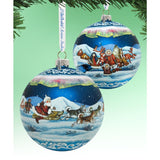 Northern Light Ball Glass Ornament Limited Edition by G. DeBrekht - Christmas Decor - 73856