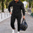 Suede Single-breasted Solid Color Slim Fit Two-piece Suit Men - Lootquake
