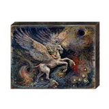 Unicorn Pegasus Fantasy Wooden Wall Art by Josephine Wall - Fantasy Decor - 852140-JW
