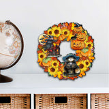 Corona de Halloween para puerta de G. DeBrekht - Decoración de Halloween para Acción de Gracias - 8185317H