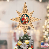Enchanted Santa Tree Topper by D. Gelsinger - Christmas Decor - 89485-DG