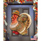 Decoración de puerta de Halloween con el pavo Tom de Acción de Gracias por G. DeBrekht - Decoración de Halloween de Acción de Gracias - 8158904H
