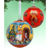 Story of Clara and the Nutcracker Glass Ornament Limited Edition by G. DeBrekht - Christmas Decor - 73884