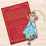 Coastal Fairy Wooden Ornaments by Jamie Mills-Price - Coastal Holiday Decor - 8457901
