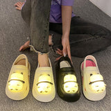 Cute Slipper With Panda Lamp Summer Sandals Femme Light Funny Woman Slippers Shoes Women