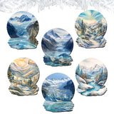 Northern Wonders Decorative Wooden Clip-on Ornaments Set of 6 by Nature Wonders - Wildlife Decor - 8090119C-S6