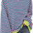 Striped Sweatshirt In Contrasting Colors - Lootquake