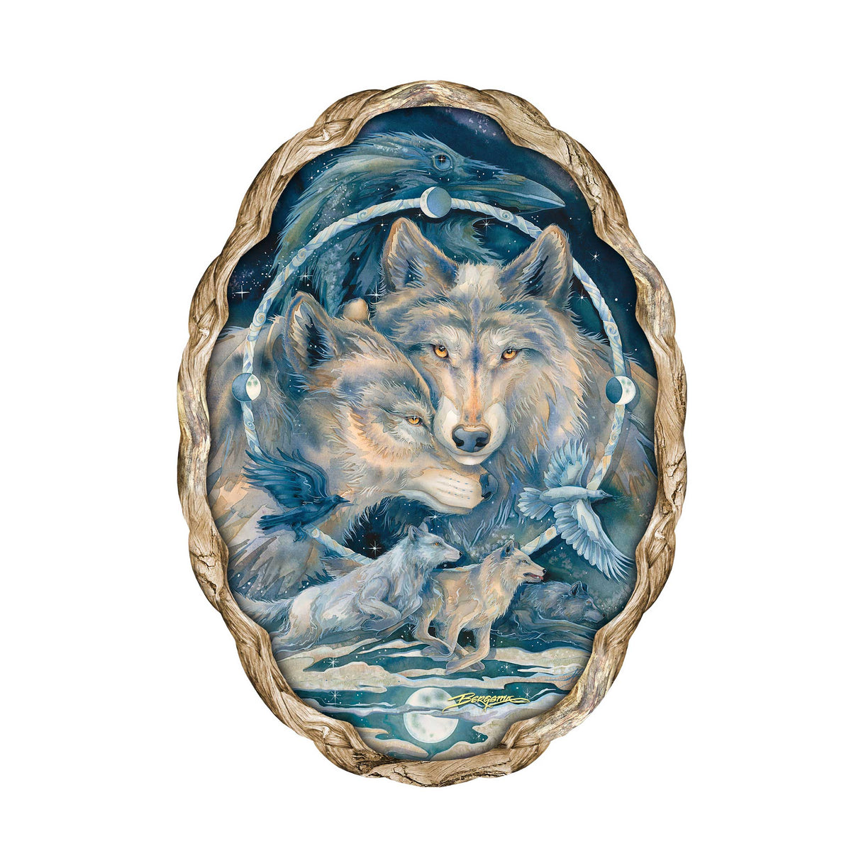 In Spirit I Am Free Wildlife Wall Art - J. Bergsma - Wildlife Holiday Decor - 8591723W-JB