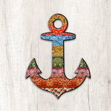 Decorated Anchor Coastal Door Decor by G. DeBrekht - Coastal Holiday Decor - 8198521-2H