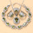 Earrings Necklace And Ring For Women 4 PCs Set - Lootquake