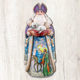 Decoración para puerta con Santa Claus y los Ángeles Guardianes de G. DeBrekht - Decoración navideña - 811832H