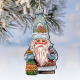 First Noel Christmas Wooden Ornaments by G. DeBrekht - Christmas Santa Snowman Decor - 8116410