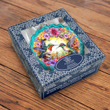 Hummingbirds Wreath Glass Ornament by G. Debrekht - Wildlife Holiday Decor - 759-061