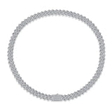 Men's Luxury Fashion Mosan Diamond S925 Silver Necklace Comparable To Natural Diamonds - Lootquake