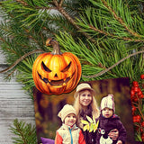 Calabazas espeluznantes, adornos decorativos de madera con clip (6 unidades), de G. Debrekht - Decoración de Halloween - 8090019C-S6