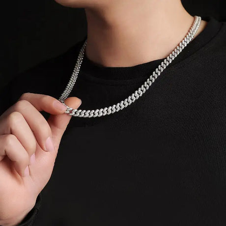 Life Convention Luxury Fashion Mossan Diamond S925 Silver Necklace - Lootquake