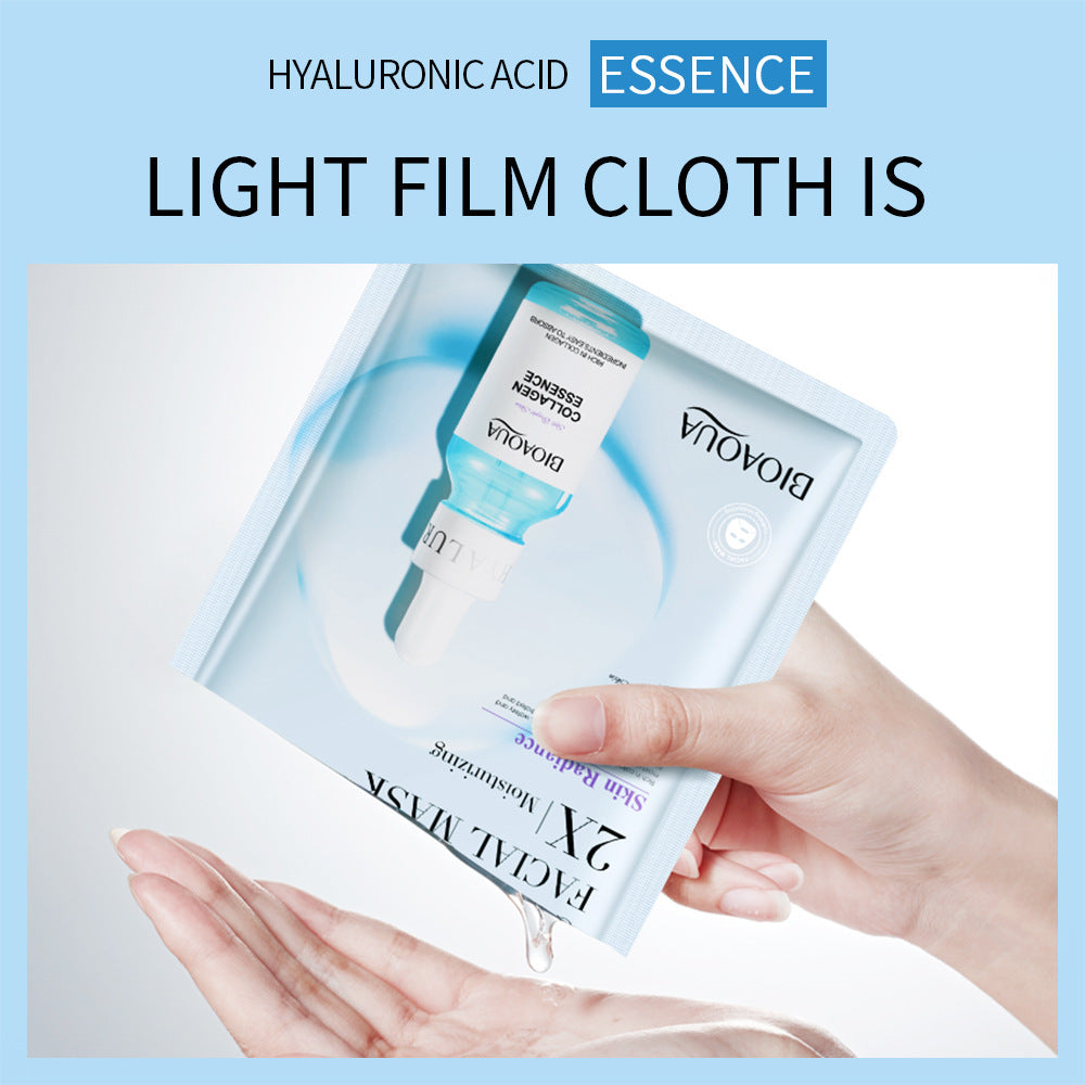 Collagen Face Mask Moisturizing Firming Face Sheet Mask Hyaluronic Acid Facial Masks Beauty Skin Care Gel Skin Care - Lootquake