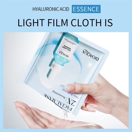Collagen Face Mask Moisturizing Firming Face Sheet Mask Hyaluronic Acid Facial Masks Beauty Skin Care Gel Skin Care - Lootquake