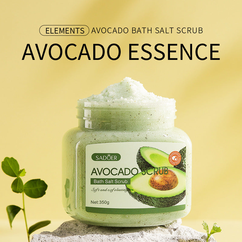 Fruit Bath Salt Scrub Cream Exfoliating Body Care - Lootquake